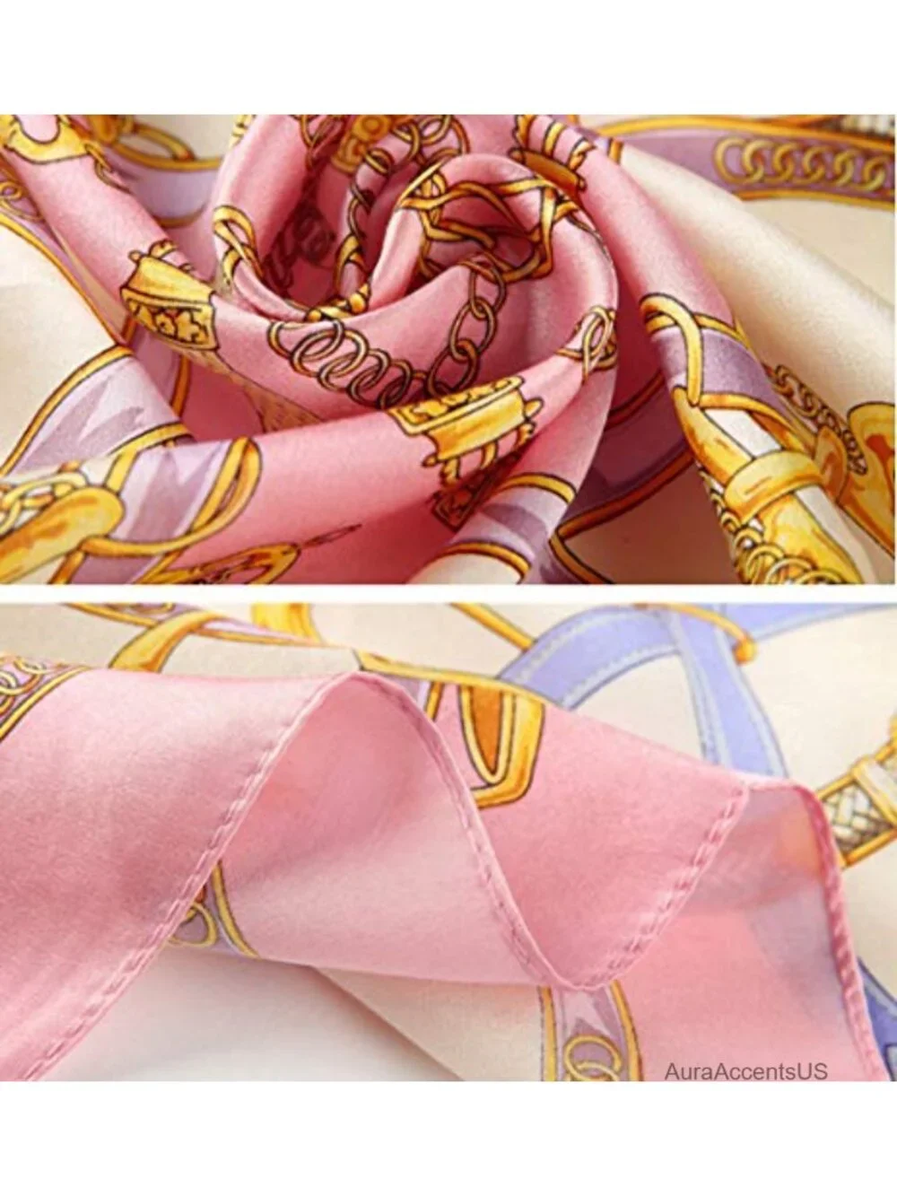 100% Mulberry Silk Scarf 21x21 Lightweight Neck Scarf Women Gift Packed